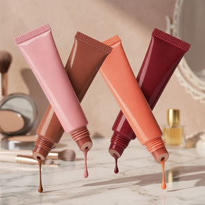 Tube souple en PE de 10-20 ml pour cosmétiques : gloss, rouge à lèvres, baume et exfoliant pour les lèvres, idéal pour l'huile de soin des lèvres - Product Image 2