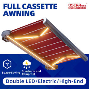 Toldo Retráctil Eléctrico Impermeable para Exteriores, Jardín, Patio, Balcón, Toldo <span class=keywords><strong>de</strong></span> Casete <span class=keywords><strong>de</strong></span> Alta Calidad y Económico - Product Image 2