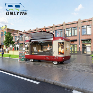 Remolque de Comida Callejera Tipo Nuevo de Onlywe para Venta de Café, Carrito de Catering, Hamburguesas, Papas Fritas, Helados, Barbacoa, Autobús de Comida Móvil - Product Image 5