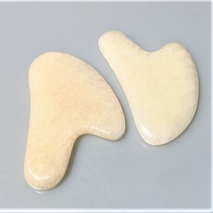 Soins de la peau jaune pierre brosse <span class=keywords><strong>gua</strong></span> <span class=keywords><strong>sha</strong></span> jaune jade outil de beauté pour les yeux <span class=keywords><strong>cou</strong></span> - Product Image 2