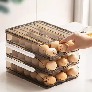 대용량 계란 홀더 트레이 냉장고 다층 계란 저장 용기