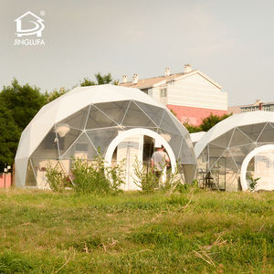 Luxus versenkbare 5m/6m/8m Aluminium Pole PVC Zelt Kuppel Haus mit Möbeln Modern Style Outdoor Camping Zelt für Hotel & Event - Product Image 4