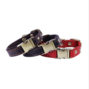 Luxe Hoge Kwaliteit Brede Private Label Lederen Training Hondenhalsband Sublimatie - Product Image 2