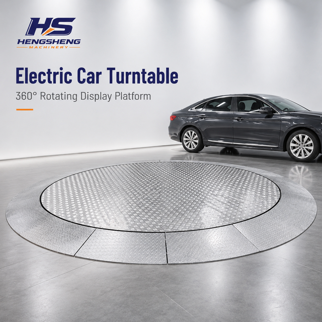Electric Car Turntable 360 Degree Rotating Display Platform for Vehicle Launch Stage and Photography