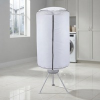 Sèche-linge portable ventilé, automatique, électrique, avec minuterie, pliable, pour la maison et les camping-cars