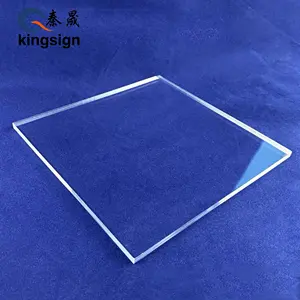 Kingsign placa acrílica de vidro acrílico, folha de vidro transparente, tamanhos 4ft x 8ft,