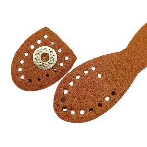 Accessoires de sac en cuir de <span class=keywords><strong>vachette</strong></span> véritable DIY Handmade 8-Shaped and Rourd-Shaped Buckle Locks - Product Image 5