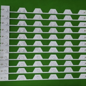 Striscia LED in Alluminio IP20 per Riparazione TV TCL 55'' per Modelli HAIER <span class=keywords><strong>HISENS</strong></span> 55U65EBC 55U6500C YHF-4C-LB5506-YH1/HR1 - Product Image 1