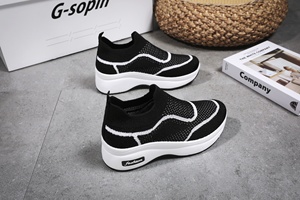 G-2115 Zapatos de Moda para Mujer, Zapatillas Casuales de <span class=keywords><strong>Primavera</strong></span> con Tejido Flexible para Caminar a la Moda - Product Image 5