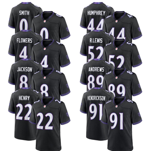 2026 Heren Dames Baltimore Jersey Custom American Football Shirts Gestikte Geborduurde Jeugd Uniformen Sportkleding met Logo's - Product Image 1