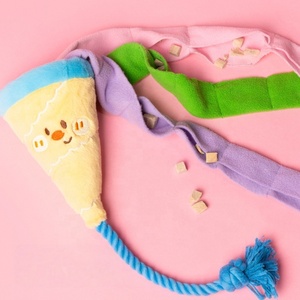 Jouet en peluche crépitant et couineur pour chien de taille moyenne à grande, jouet interactif à mâcher et à distribuer des friandises, jouets interactifs à mordre pour animaux de compagnie, vente en gros - Product Image 4