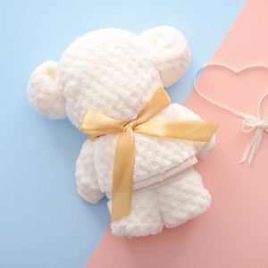 Manta Super Soft Baby Minky Con Adorno De Satén - Product Image 1