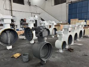 Dn600 pn25 Lập Dị bướm van giả mạo A105 cơ thể Hàn bướm van thép carbon - Product Image 5