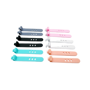 Chargeur attaches de câble organisateur en caoutchouc fil <span class=keywords><strong>enrouleur</strong></span> bureau câble cordon organisateur pour téléphone portable ordinateur câble - Product Image 1