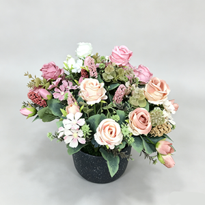 Ramo <span class=keywords><strong>de</strong></span> Rosas Artificiales, Arreglo Floral Artificial, Decoración <span class=keywords><strong>para</strong></span> Bodas y Hogar, Ramo <span class=keywords><strong>de</strong></span> Flores <span class=keywords><strong>de</strong></span> Seda <span class=keywords><strong>para</strong></span> Centro <span class=keywords><strong>de</strong></span> Mesa, Decoración <span class=keywords><strong>para</strong></span> Hoteles - Product Image 5