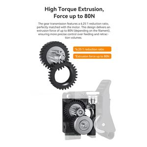 ชุดอุปกรณ์หัวฉีด Creality K2 Plus ของแท้ อะไหล่เครื่องพิมพ์ 3 มิติ ระบบป้อนเส้นพลาสติกแบบสองเกียร์ สำหรับ K2 K2 Pro - Product Image 5