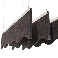 Panneau Acoustique Décoratif pour Bureau et Maison, Panneau Acoustique Suspendu en Polyester, Baffle Acoustique de Plafond en Polyester