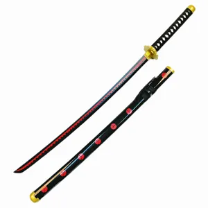 Roronoa Zoro Katana Spielzeug Cosplay Spielzeug Requisiten Anime Dämon Slayer Schwert Holz Magic Messer 104cm