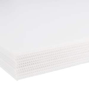 Lastra Bianca Forata 13 X 17 Pollici, Spessore 4mm, Cartello Impermeabile Ondulato per Giardino e Prato, Cartoncino Leggero per Vendite in Garage - Product Image 5