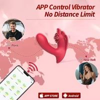 Vibrador Dildo Rosa con Control Remoto por App para Mujer Estimulador de Clítoris Juguete Sexual Masturbador Femenino Artículos para Adultos y Parejas
