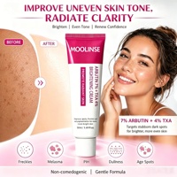 Crème à l'Arbutine 7% + Acide Tranexamique 4% 70 000ppm Arbutine 40 000ppm TXA Niacinamide Glutathion Taches Brunes et Taches de Rousseur