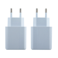 Nouvel adaptateur de voyage européen USB-C, chargeur mural type C avec câble pour iPhone et tous les téléphones mobiles Android