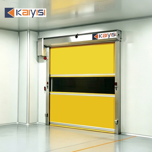 Kit de <span class=keywords><strong>Puerta</strong></span> Eléctrica de Diseño Moderno Personalizable, <span class=keywords><strong>Puerta</strong></span> Enrollable de PVC, Estilo Abierto, Impermeable, de Acero Inoxidable, de Alta Velocidad - Product Image 4