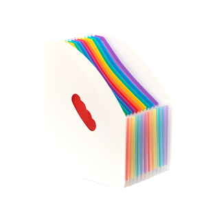 13 túi mở rộng tập tin thư mục <span class=keywords><strong>2025</strong></span> cầu vồng lớp với đầy màu sắc nhãn và nắp cho văn phòng Nộp đơn - Product Image 5