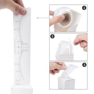 500 pegatinas desechables impermeables para mapeo de cejas, regla de plástico suave para maquillaje semipermanente - Product Image 4