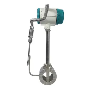 고정밀 디지털 스테인리스 스틸 유량계 산업 하수 액체 증기 소용돌이 유량계 - Product Image 4