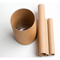 Tubos de Papel Kraft Biodegradables Personalizados de Grado Alimenticio, Embalaje de Cartón para Envíos, Tubo Cilíndrico Redondo para Póster, Tubo Central de Papel