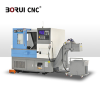 Tour à métaux CNC BoRui BR150DY, axe Y, 2 axes, tour à métaux CNC à grande vitesse, mini tour à métaux, tour à métaux CNC à banc incliné
