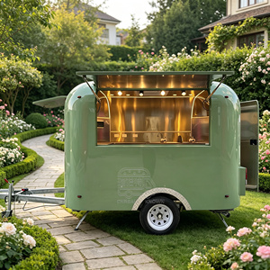 <b>Trailers</b> Fully Equipped Kitchen Mobile Business <b>Trailer</b> Coffee Cart Design Food Caravan Street Vending Carts - Product Image 2