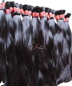 Extensiones de cabello de Remy vigrin cabello a granel de alta calidad de cabello humano precio al por mayor sin procesar - Product Image 5