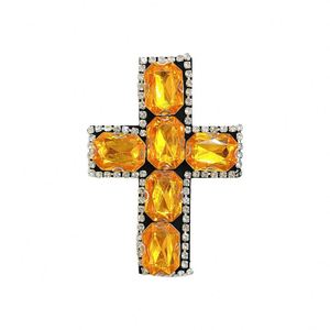 Spot perlé strass croix broderie <span class=keywords><strong>tissu</strong></span> bricolage vêtements chaussures chapeaux accessoires décoratifs patch à la main cousu pâte - Product Image 5