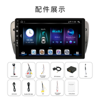 Écran tactile Android 9'' 8 cœurs, autoradio multimédia GPS DVD, lien miroir, CANBUS, autoradio, lecteur DVD de voiture pour Seat Ibiza 2009-2014