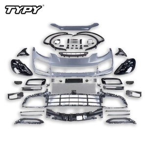 Car Accessories Body Kit for 2011-2018 Porsche Cayenne Front Bumper 958 958.1 958.2 to 9Y0 Turbo Headlights <b>Grille</b> - Product Image 1