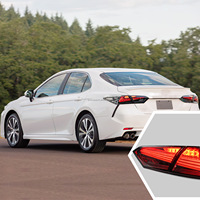 Feux arrière à LED séquentiels à animation dynamique pour Toyota Camry 18-24, avec feux de jour et feux de freinage, pour l'aménagement modifié des feux arrière