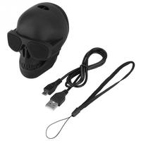 Speaker Mini Desain Tengkorak Keren dengan Teknologi True Wireless 5.0, Output 5-10W, dan Baterai untuk Penggunaan Luar Ruangan