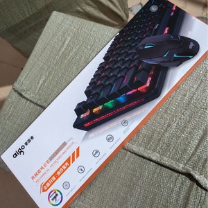 Aigo Wq9528 Mechanical <b>Keyboard</b> <b>Mouse</b> <b>Combo</b> 104 Keys Wired Gaming Set - Product Image 4