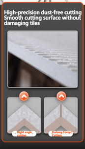 Machine de découpe de carreaux industrielle professionnelle à 45 degrés, outil de découpe de céramique à biseau droit de haute précision - Product Image 6