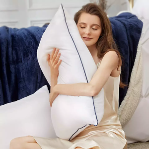 快適な睡眠のためのOEMファクトリーホテルコレクション100% ポリエステル繊維卸売ベッド枕 - Product Image 2