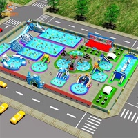 Tragbare abnehmbare Outdoor-PVC große rechteckige Metall Stahlrahmen Kinder Schwimmbad Ausrüstung