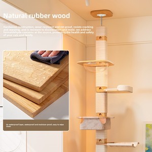 Tour pour <span class=keywords><strong>chat</strong></span> en <span class=keywords><strong>gros</strong></span> directement de l'usine, design modulaire détachable, montage facile, installation rapide, mobilier écologique pour animaux de compagnie - Product Image 5
