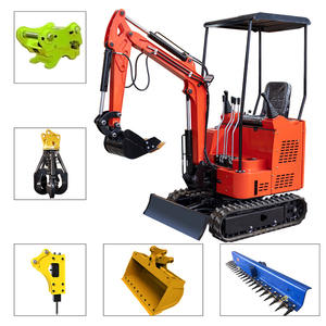 Mini Escavatore Cingolato Compatto Multifunzionale per Giardino, Fattoria e Costruzioni - Product Image 1