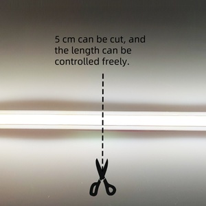 IP67 Strip LED Cob silikon fleksibel, Strip Diode pemancaran cahaya Neon luar ruangan 320 LED/Meter tahan air
