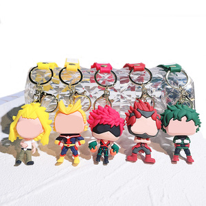 नए लोकप्रिय गेम पात्रों 3d सॉफ्ट pvc कीचेन प्लास्टिक कुंजी चेन कार्टून खिलौना ईंट गुड़िया कार पेंडल कार पेंडेंट - Product Image 5