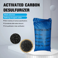Désulfuration et élimination du benzène charbon actif granulaire à haute capacité d'adsorption du traitement des gaz résiduaires organiques