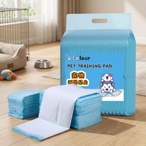 Tapis d'entraînement pour animaux de compagnie personnalisés, imperméables, en film PE avec SAP à forte absorption, pour chiens, pour les pipis et l'urine - Product Image 1