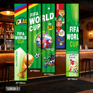 Cross-border for <strong>FIFA</strong> for Football Flag Bar Flag Hanging Atmosphere Party Decoration Hand-raising Card Hanging Cloth Banner - Product Image 3